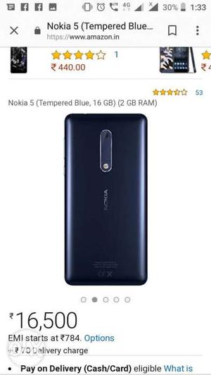 Nokia 5.three month old bil hai charge r hai