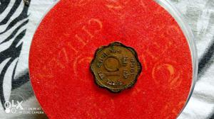 Old authentic 10 Paise coin of  for sale.