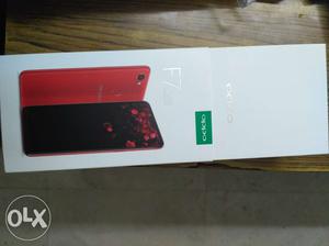 Oppo F7, black, with mirror screen guard. New