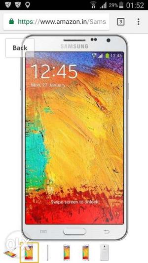 Samsung galaxy note 3 for sale very soft use I