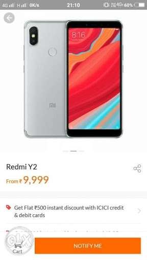 Seal pack REDMI Y fixed price.. Msg me