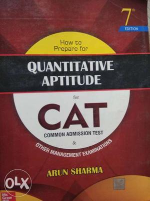 Unused Arun Sharma for CAT preparation and other