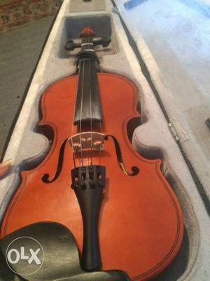 Violin in a good condition with bow and a hard