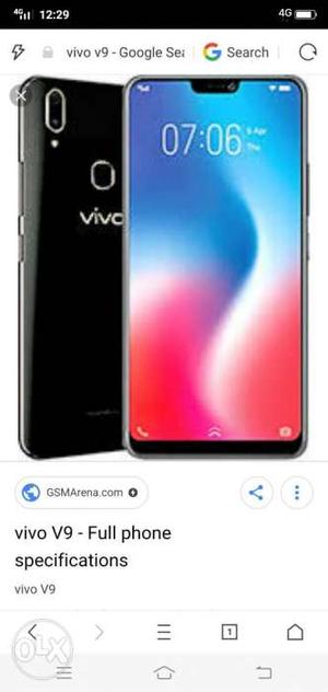 Vivo v9 all accessories available only 1month used