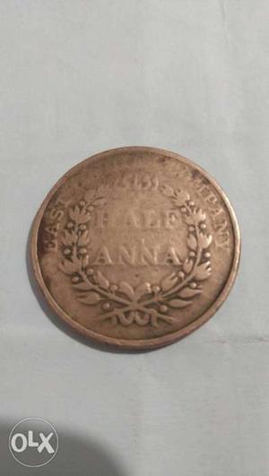  coin of East India company.