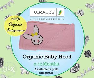 100% organic cotton Baby hood | baby hooded towels | kids