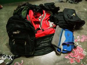 11 set of school and travel bags