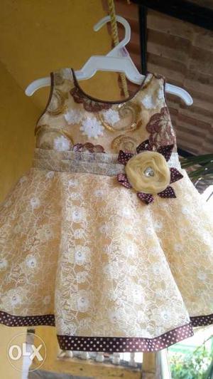 1_3 months old baby dress..