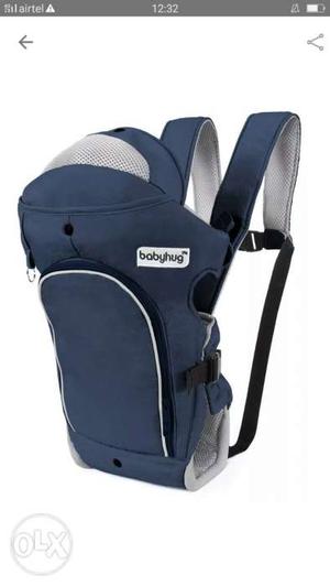 Baby's Blue And Black Chicco Carrier