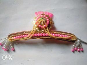 Beaded Pink And Brown Accessory (bhasing for women)