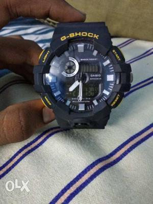 Black And Blue Casio G-Shock Digital Watch