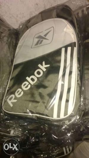 Black And Gray Reebok Backpack Pack