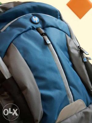 Blue And Gray Hp Backpack