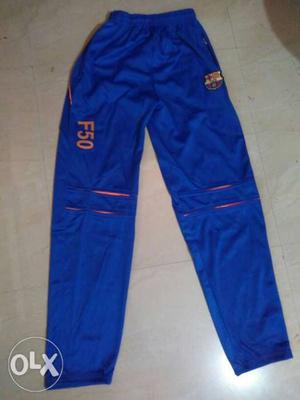 Blue And Red Track Pants
