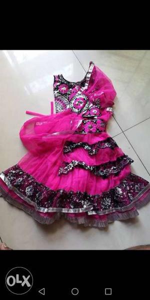 Brand new gagra chole dress for 1 to 2 year baby