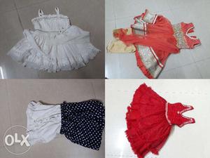 Frock, Ethinic wear, Party wear - Sparingly used (10