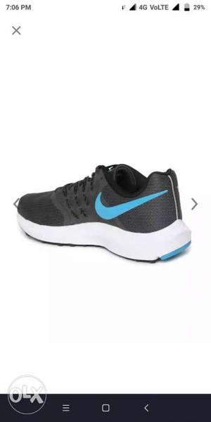 Gray And Blue Nike Low-top Shoe Screenshot