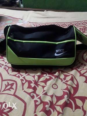 Green And Black NIKE Crossbody Bag