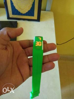 Green LED Silicone Watch