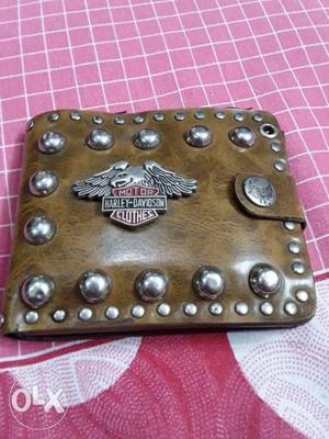 Harley Davidson Motors leather Wallet for sale