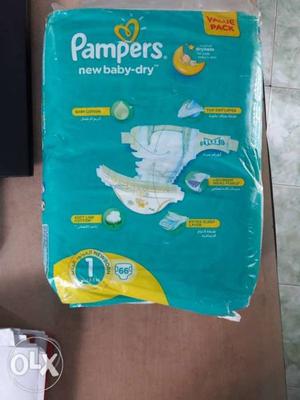 Imported newborn pampers 66 no. Pack not broken