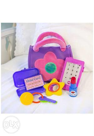 Kidoozie bag with toys