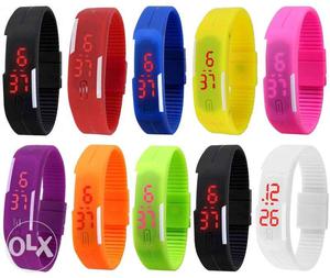 Kids multicolor Digital watch with adjustable