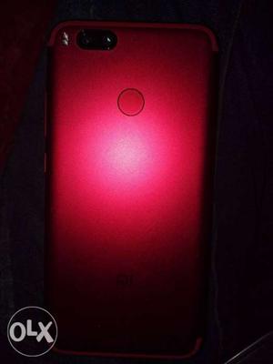 Mi a1 special edition red colour 4 month old