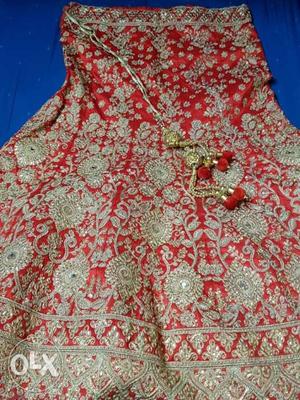 New Bridal lehnga with bill without single use...