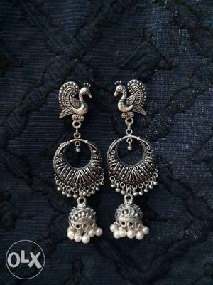 New metal oxidize earrings