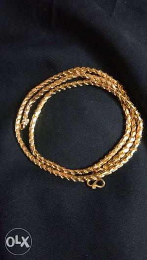 One gram short gold chain for sale