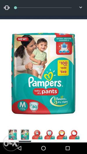 Pampers Dry Pants Pack 80 pic