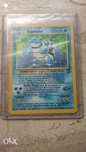 Pokemon Original Base set blastoise other cards also