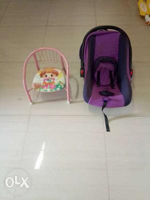 Portable car seat + baby chair