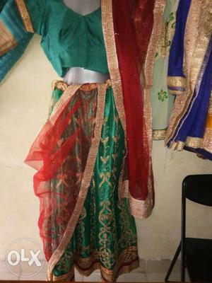 Stiched Ghagra. never used.