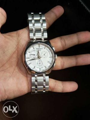 Tissot couterier in white dial with proper box