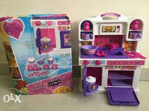Toddler's White, Pink, And Purple Disney Princess Plastic