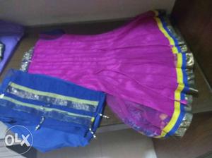 Used dress for sale...Pink n purple salwar suit..20 in