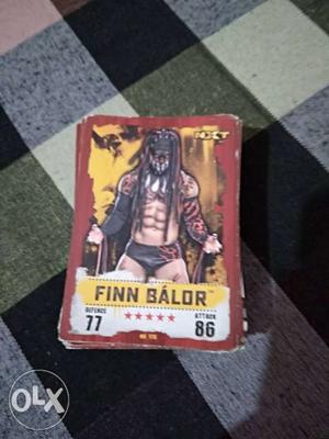 WWE takeover card collection 400cards+silver cards+gold