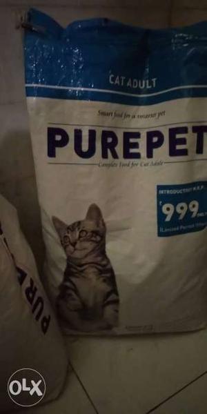 Cat food Purepet 7kgs bag dry food for sale as I