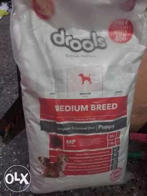 Drools dog food 12kg/bags available