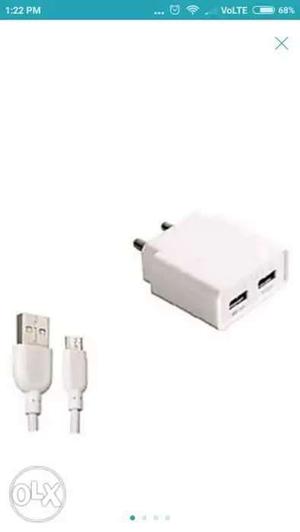 Fast charger all mobile phone dobule pin
