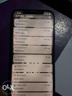 Iphone x 64 gb warranty 8 month left (Made in UAE)
