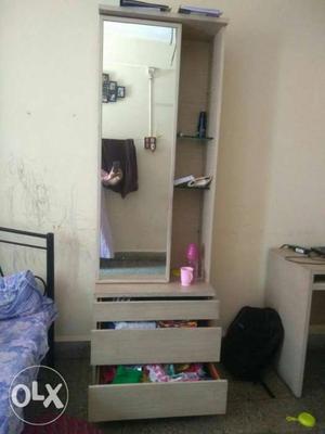 Wooden Dressing table urgent sell as moving to another city
