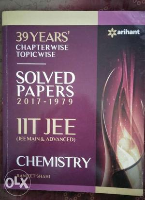 Arihant Chemistry 39 years iit-jee solved papers