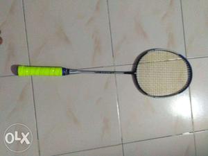 Black And Gray Badminton Racket
