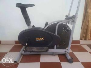 Black And Gray Trax Elliptical Trainer