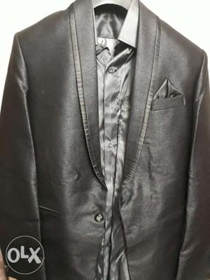 Blazer suit(3pcs)set.1shirt-size (38),1pant