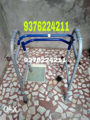 Blue And Gray Walking Frame
