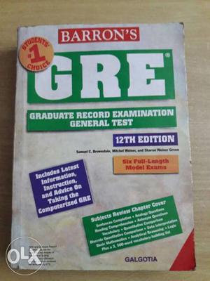 Brand new and excellent conditio 21st edition GRE